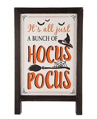 Glitzhome Halloween Wooden Sanding Easel Sign Decor Or Hanging Decor