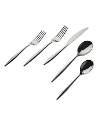 Godinger Milano Mirror 20 Piece Flatware Set, Service for 4