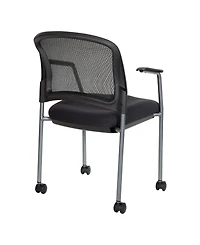 Osp Home Furnishings Titanium Finish Visitors Office Chair
