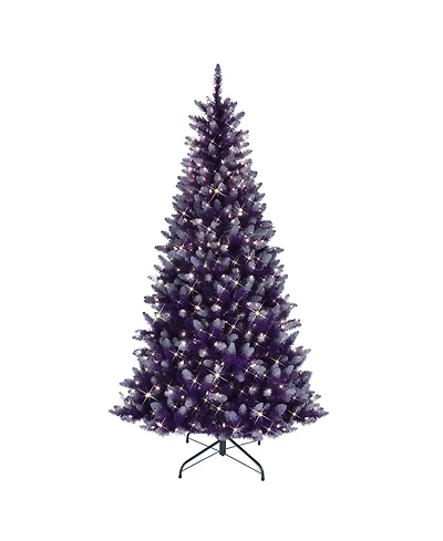 Puleo 6.5FT Pre-Lit Fashion Artificial Christmas Tree