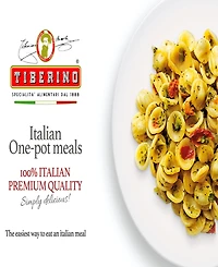 Tiberino One Pot Dish - Risotto Carnaroli with Porcini Mushrooms and White Truffle Oil - 7oz 200 Grams, Pack of 3