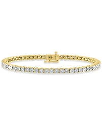Diamond Tennis Bracelet (1 ct. t.w.) Sterling Silver, 14k Gold-Plated Silver or Rose