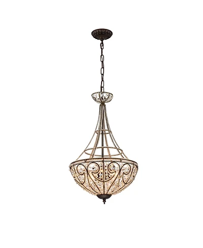 Home Accessories Gaspard 15" 4-Light Indoor Pendant Lamp with Light Kit
