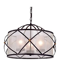 Home Accessories Omolara 24" 3-Light Indoor Pendant Lamp with Light Kit