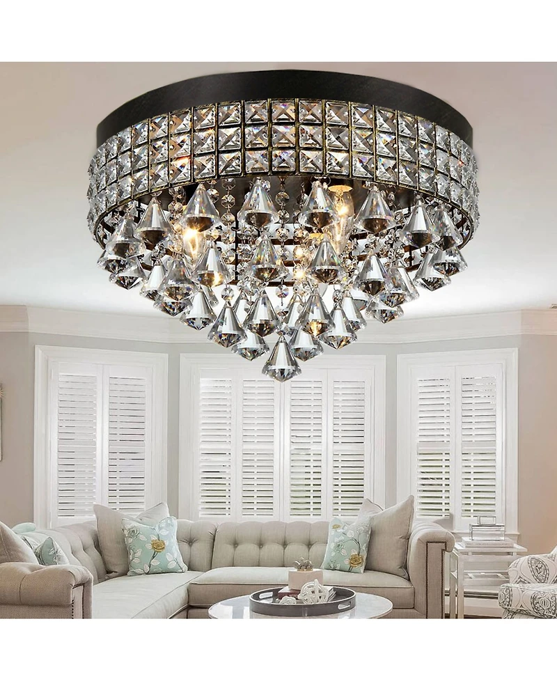 Home Accessories Melly 18" 3-Light Indoor Chandelier with Light Kit