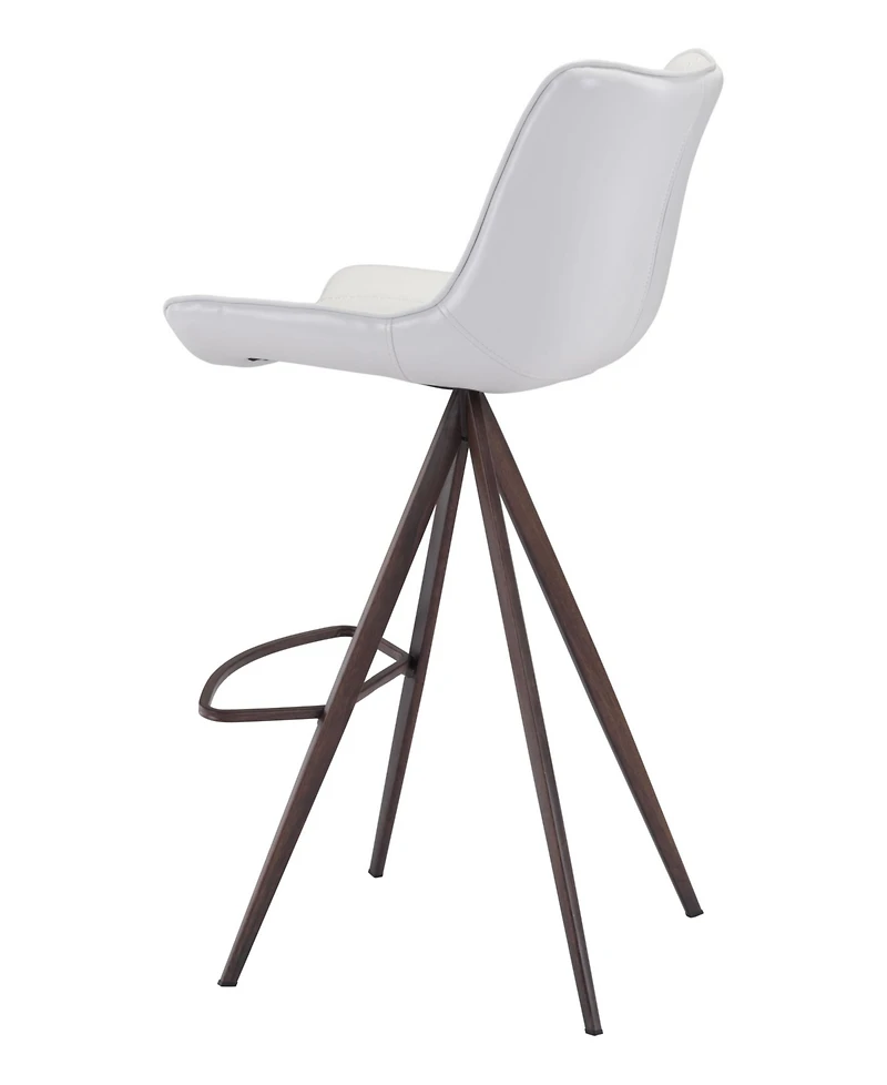 Zuo Aki Bar Chair, Set of 2