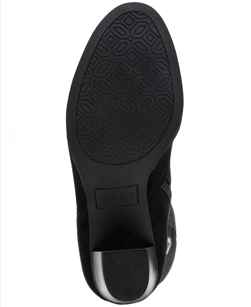 Style & Co Women's Addyy Knee High Dress Boots, Created for Macy's