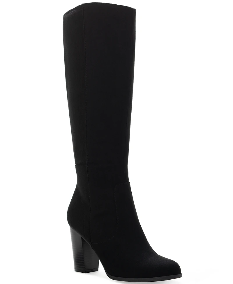 Style & Co Women's Addyy Knee High Wide Calf Dress Boots