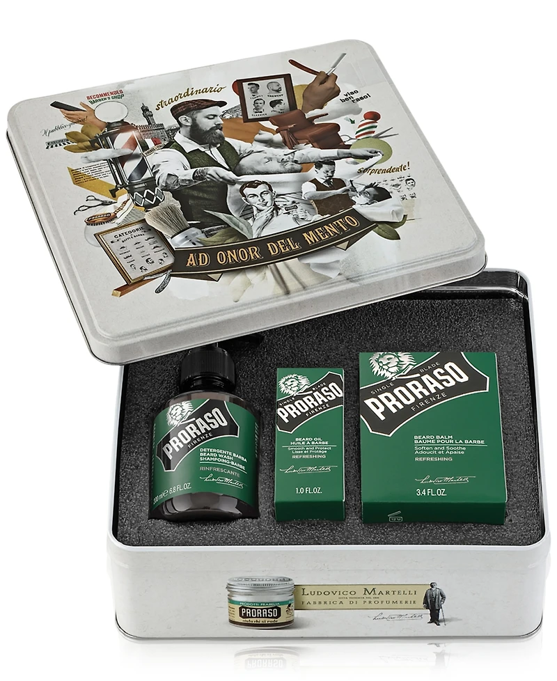 Proraso 4-Pc. Beard Refresh Gift Set