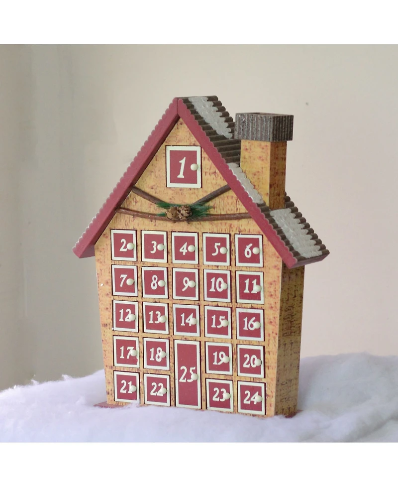 Northlight House with Advent Calendar Tabletop Christmas Decoration