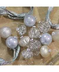 Northlight Champagne Shatterproof 3-Finish Christmas Ornaments