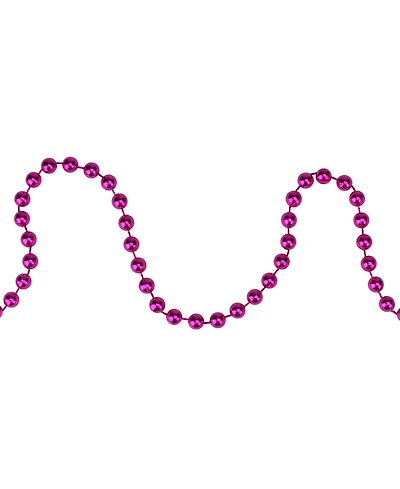 Northlight Metallic Shiny Beaded Artificial Christmas Garland-Unlit