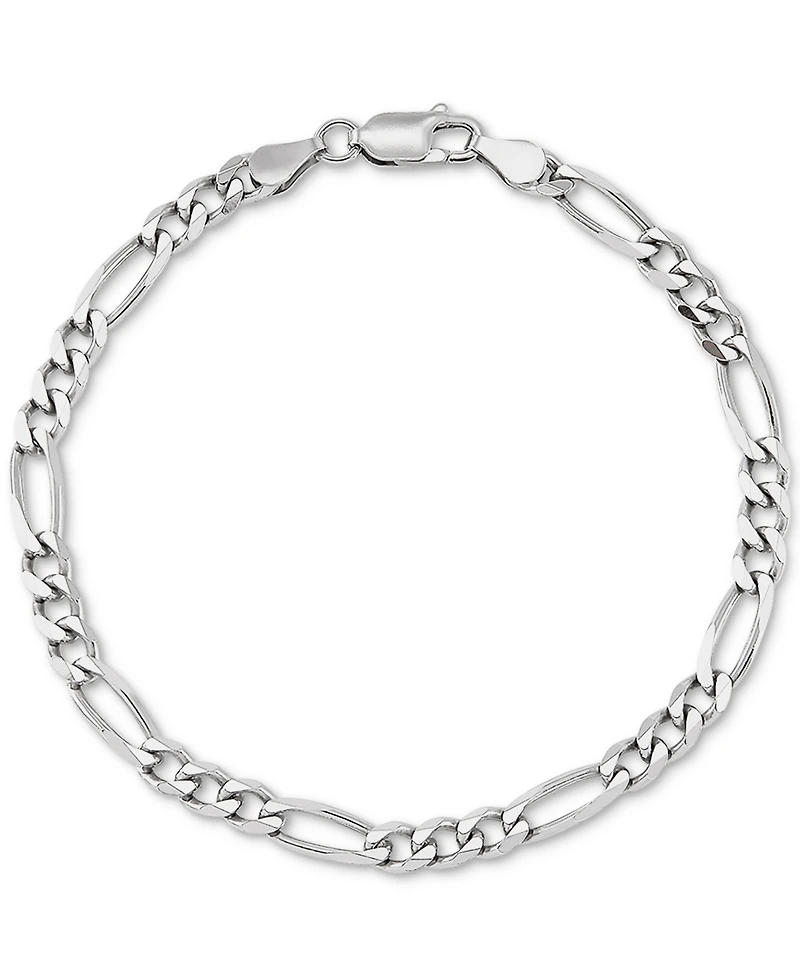 Giani Bernini Figaro Link Chain Bracelet (4-1/3mm) in 18k Gold-Plated Sterling Silver or Sterling Silver, Created for Macy's