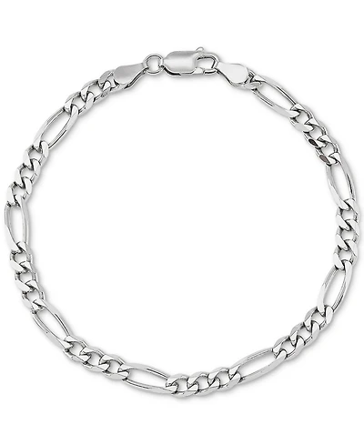 Giani Bernini Figaro Link Chain Bracelet (4-1/3mm) in 18k Gold-Plated Sterling Silver or Sterling Silver, Created for Macy's