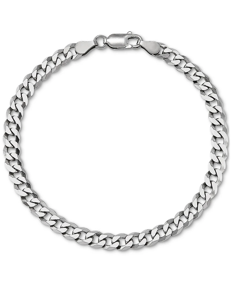 Giani Bernini Curb Link Chain Bracelet (5mm) in 18k Gold-Plated Sterling Silver or Sterling Silver, Created for Macy's
