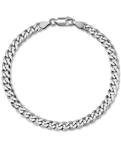 Giani Bernini Curb Link Chain Bracelet (5mm) in 18k Gold-Plated Sterling Silver or Sterling Silver, Created for Macy's
