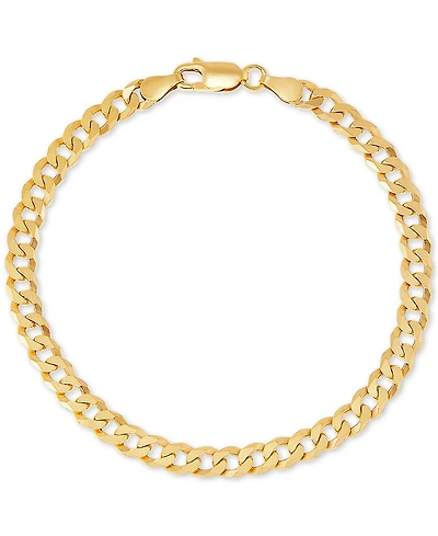 Giani Bernini Curb Link Chain Bracelet (5mm) in 18k Gold-Plated Sterling Silver or Sterling Silver, Created for Macy's