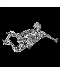La Pop Art Men's Word Popular Skating Moves and Tricks Crewneck Sweatshirt