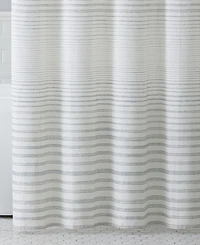 Tommy Bahama Home Tidal Stripe Dobby Shower Curtain, 72" X 72"