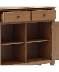 Simpli Home Connaught Solid Wood Entryway Storage Cabinet