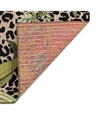 Liora Manne' Marina Safari Green 7'10" x 9'10" Outdoor Area Rug