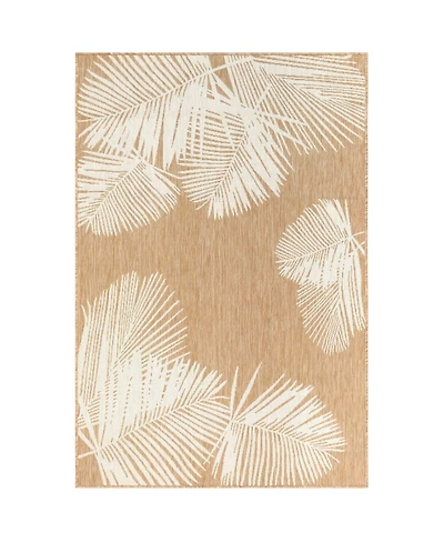 Liora Manne' Carmel Palm 6'6" x 9'4" Outdoor Area Rug