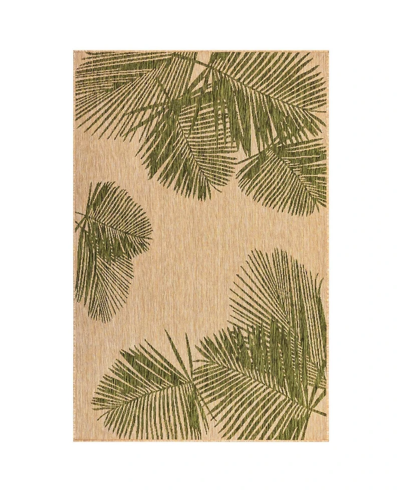 Liora Manne' Carmel Palm 6'6" x 9'4" Outdoor Area Rug