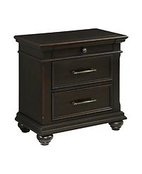 Picket House Furnishings Brooks 3-Drawer Nightstand with Usb Ports