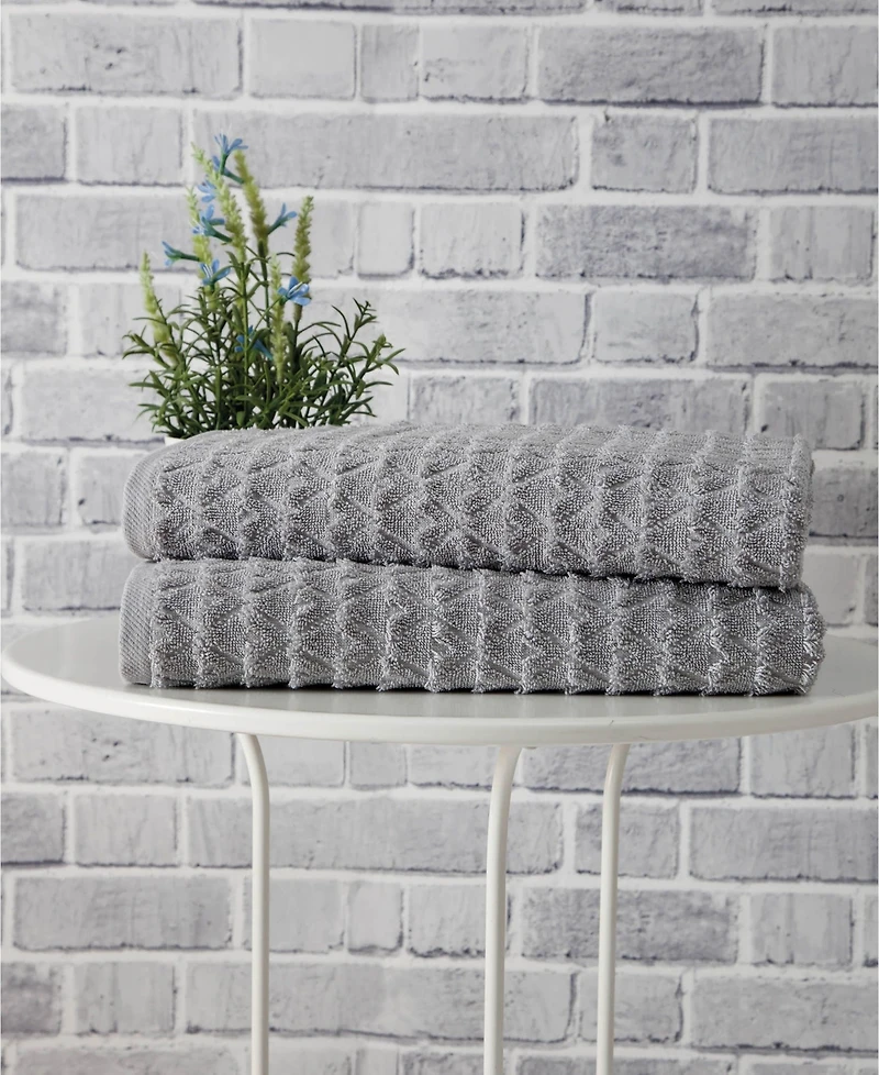 Ozan Premium Home Azure Turkish Cotton -Pc. Bath Towel Set