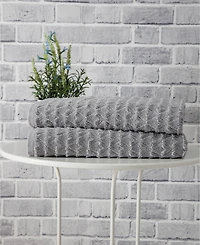 Ozan Premium Home Azure Turkish Cotton -Pc. Bath Towel Set