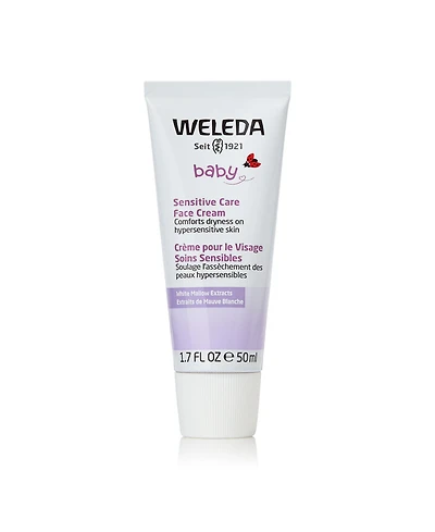 Weleda Sensitive Care Baby Face Cream with White Mallow Extracts, 1.7 oz