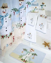 Avanti Coastal Snowman Resin Bath Accessories