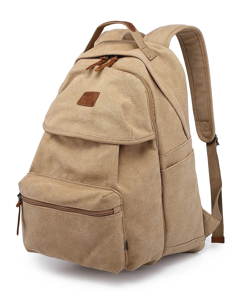 Tsd Brand Trail and Tree Double Canvas Backpack Handbag