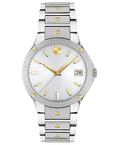 Movado Women's Swiss Se Gold Pvd & Stainless Steel Bracelet Watch 32mm