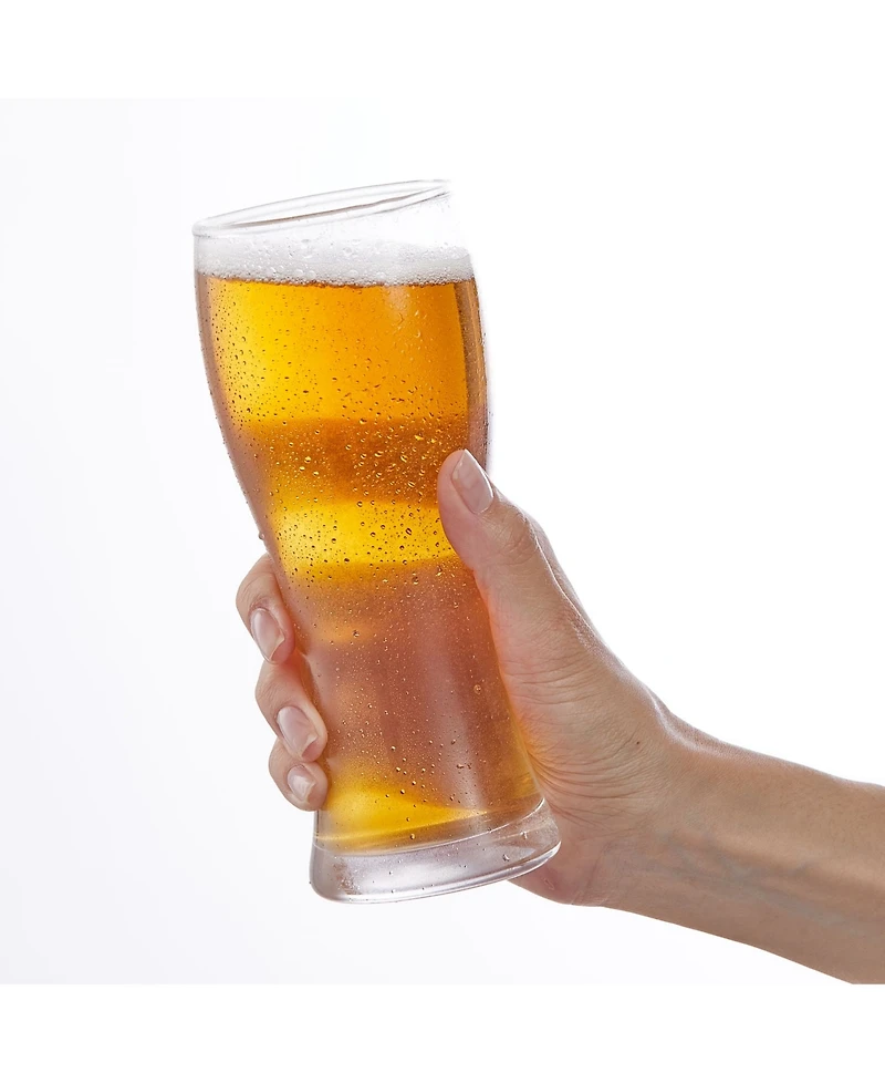 JoyJolt Callen Beer Glasses, Set of 4