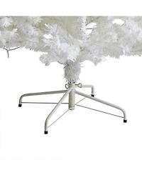 Nearly Natural Artificial Christmas Tree with 1380 Bendable Branches and 400 Clear Led Lights