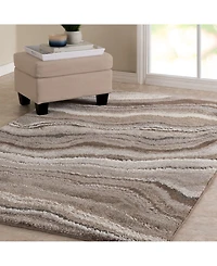 Closeout! Portland Textiles Urban Exposure Arette Gray 5' x 7'6" Area Rug