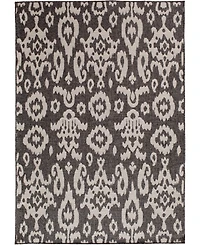 Closeout! Portland Textiles Palermo Tusk Gray 5'3" x 7'7" Outdoor Area Rug