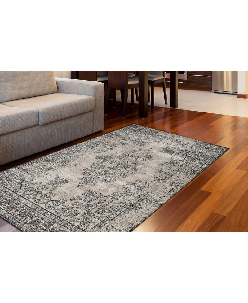 Closeout! Portland Textiles Corfu Goddard Bone 7'10" x 9'10" Area Rug