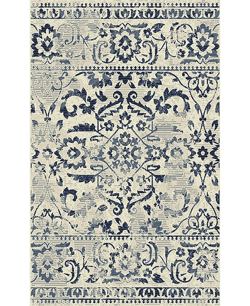 Closeout! Portland Textiles Genova Graettingr Gray 5' x 7'6" Area Rug
