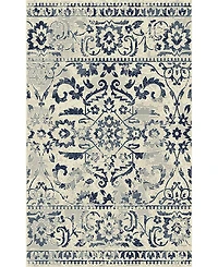 Closeout! Portland Textiles Genova Graettingr Gray 5' x 7'6" Area Rug