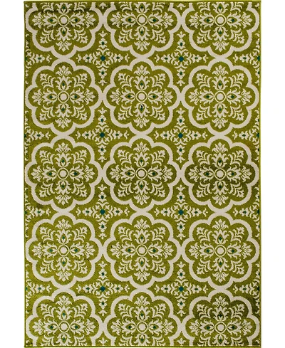 Closeout! Portland Textiles Tropicana Contoy 7'10" x 9'10" Outdoor Area Rug