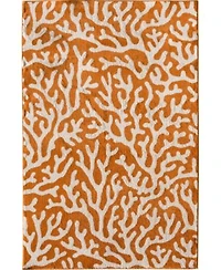 Closeout Portland Textiles Tropicana Allover Coral Area Rug