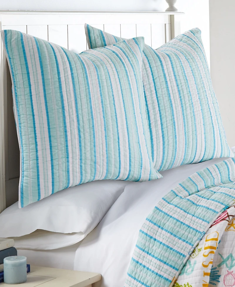 Homthreads Beach Days 2-Pc. Sham Set, European