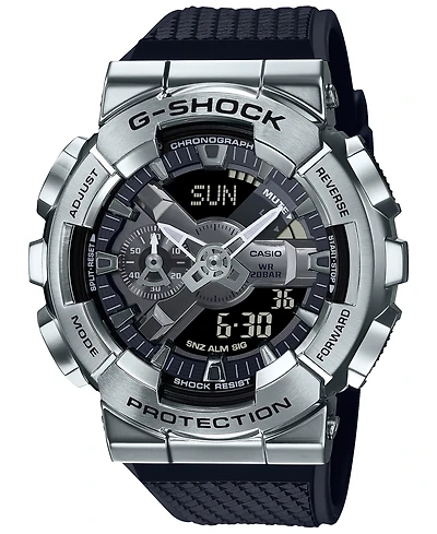G-Shock Men's Analog-Digital Black Resin Strap 52mm, GM110-1A