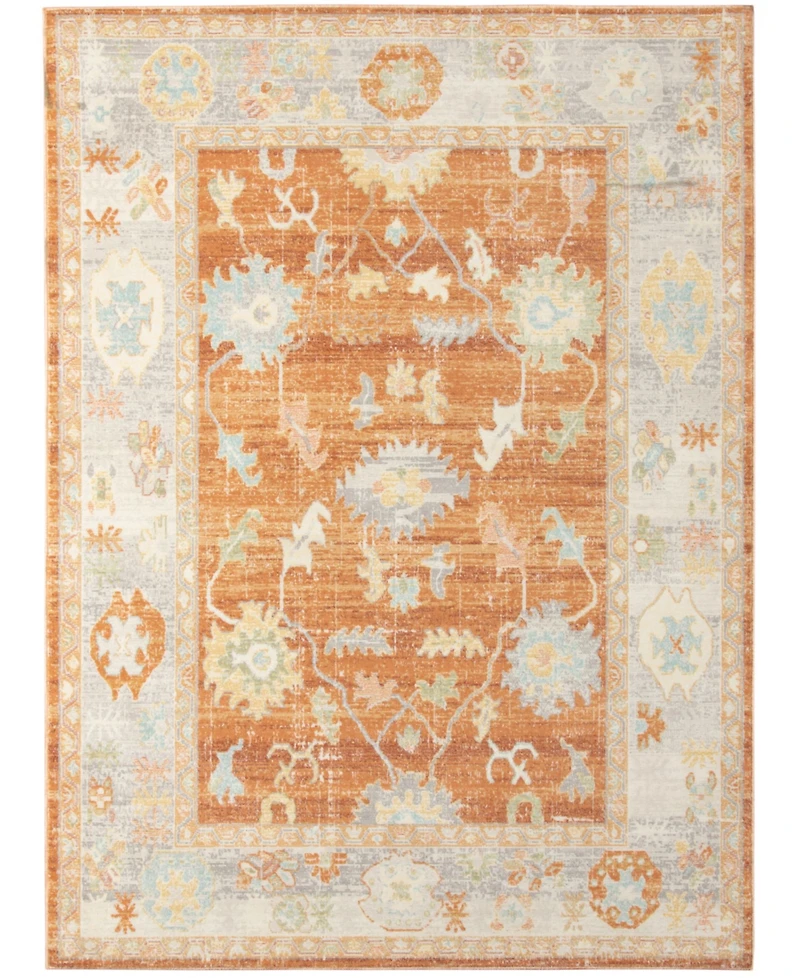 Amer Rugs Bohemian Bhm-4 Orange 7'9" x 9'9" Outdoor Area Rug