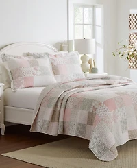 Laura Ashley Celina Patchwork 3-Pc. Quilt Set