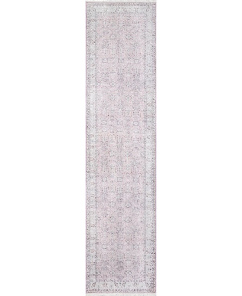 Momeni Helena Hel-4 Pink 2'6" x 10' Runner Rug