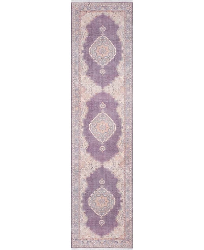 Momeni Helena Hel-5 Plum 2'6" x 10' Runner Rug