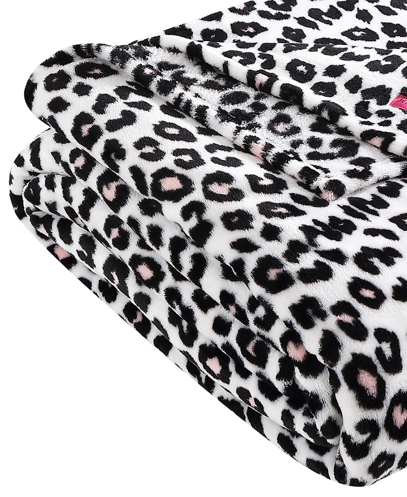 Betsey Johnson Betsey's Leopard Ultra Soft Plush Blanket
